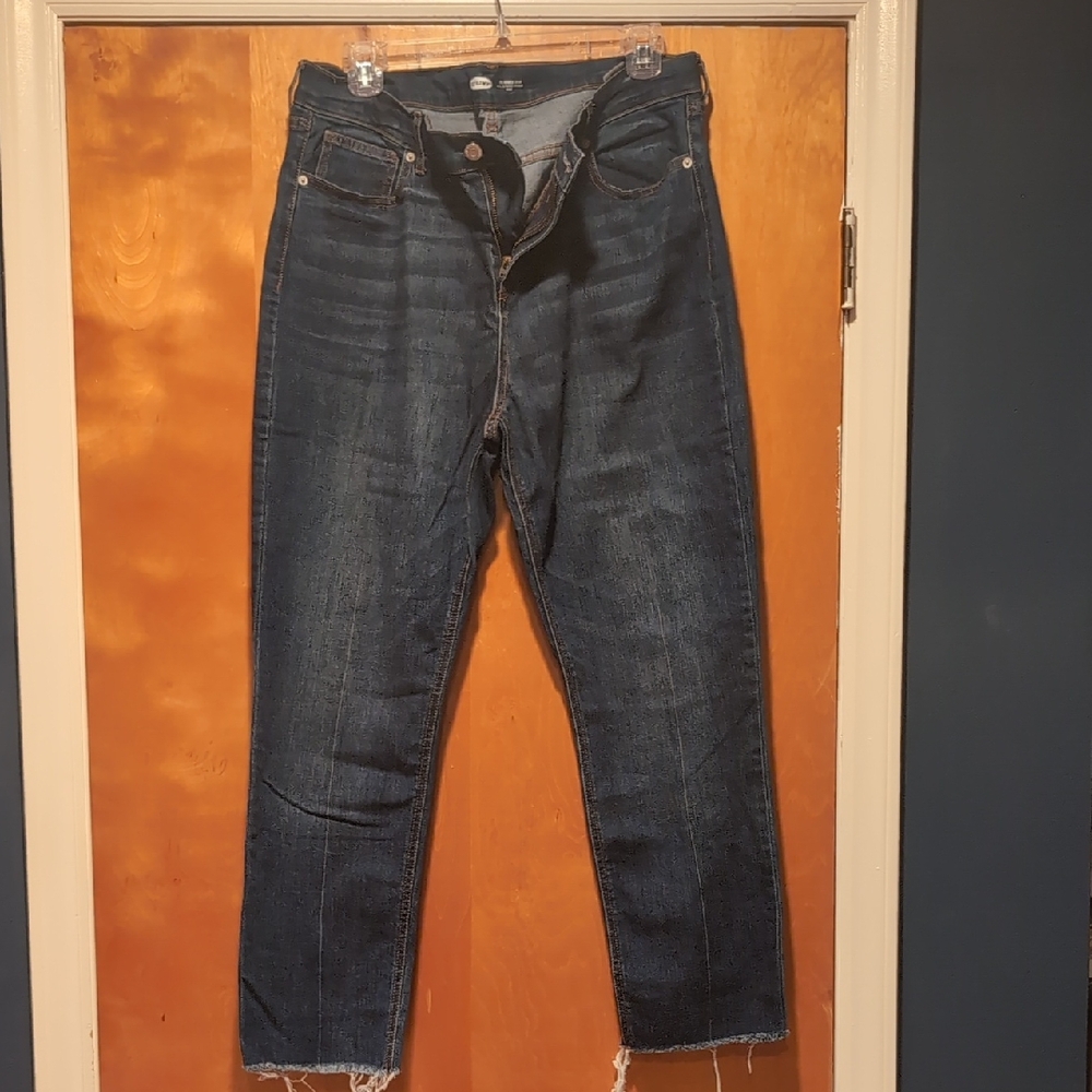 Old Navy Dark Blue Straight Jeans